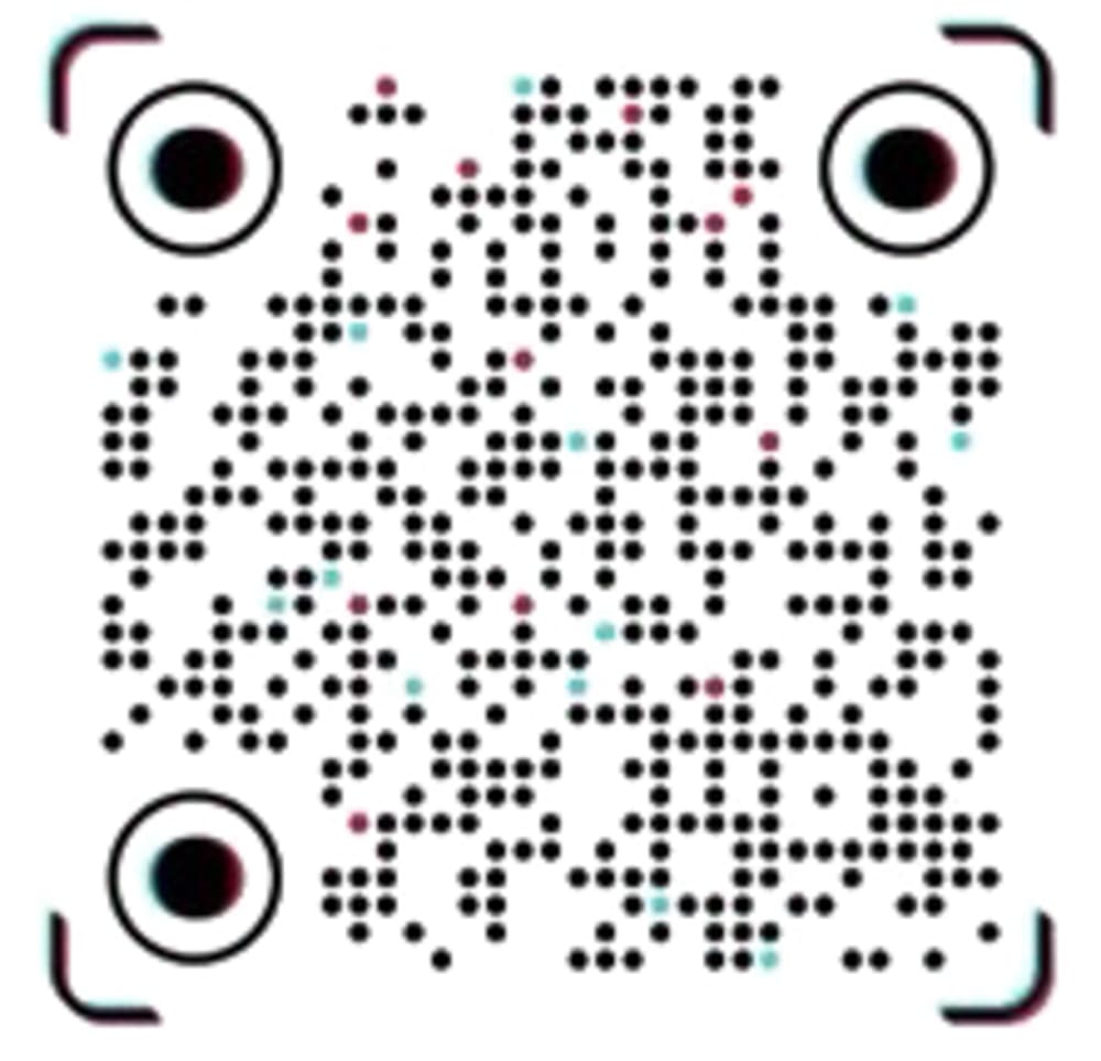TikTokのQRコード